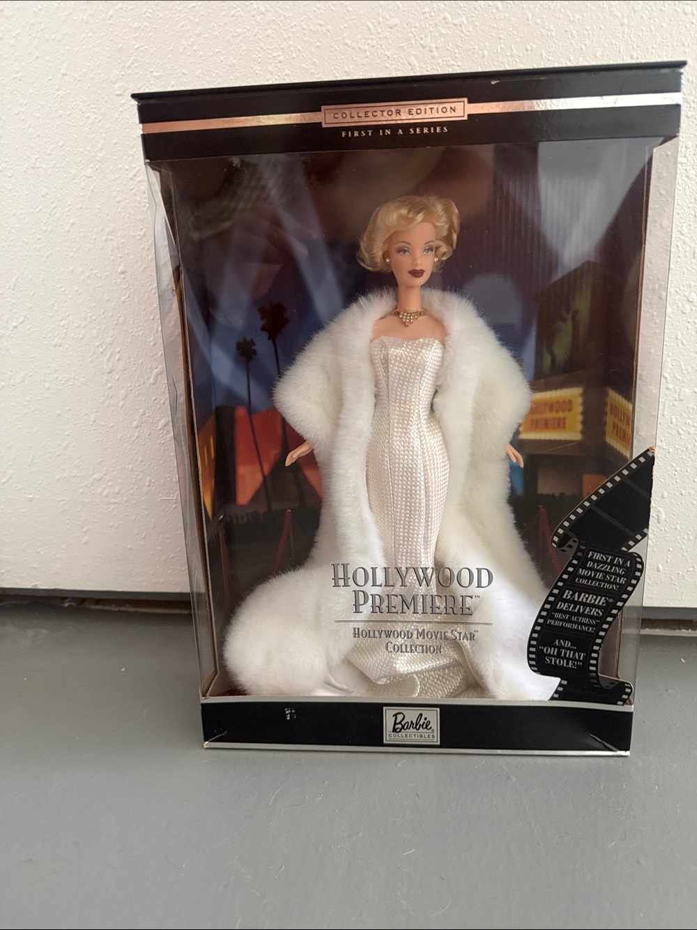 Barbie Hollywood Premiere Collector Doll in White and Blonde